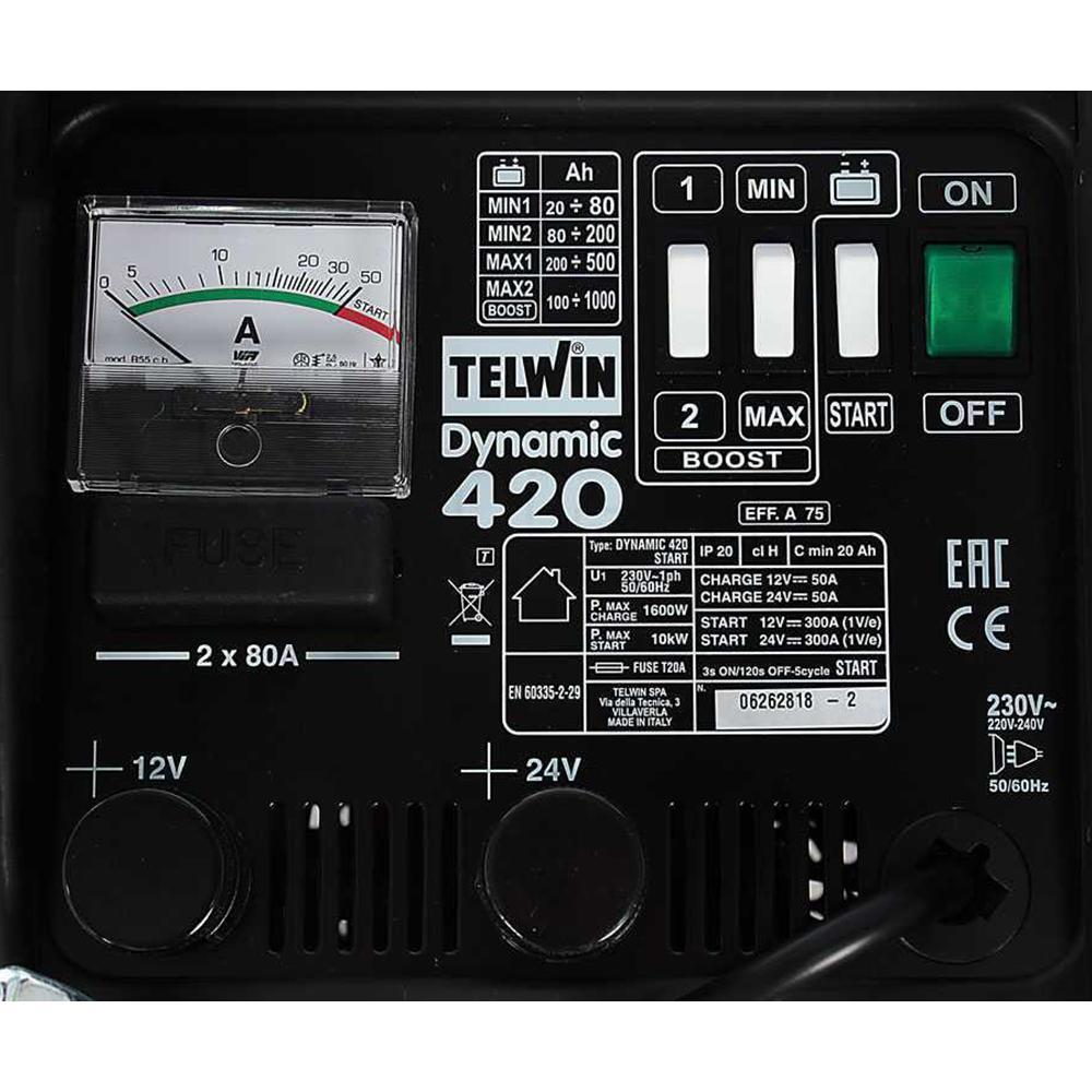 TELWIN - Caricabatterie Avviatore Dynamic 420 Start